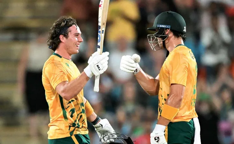 Dewald Brevis Creates History Slams Fastest Century against Australia in T20Is
