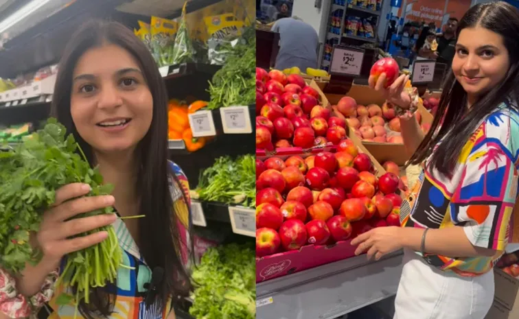 Indian Woman Compares Grocery Costs in India and Canada Video