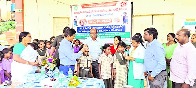 నులి పురుగులతో ఎదుగుదలకు అవరోధం