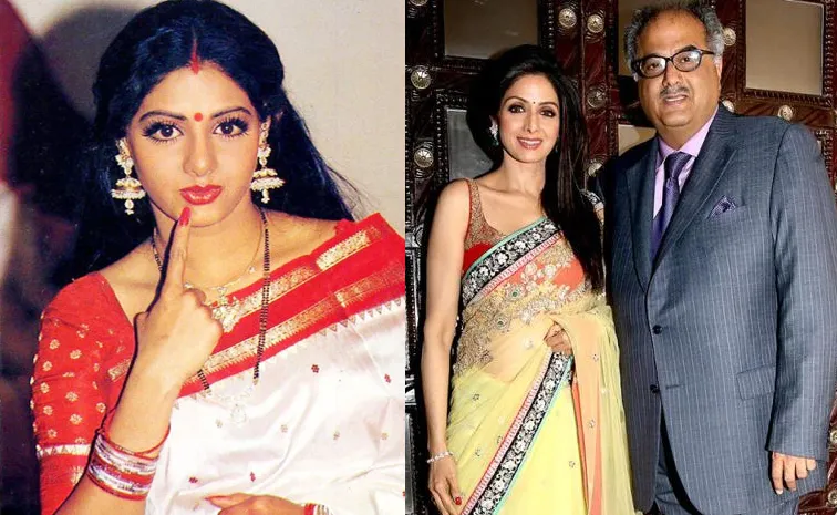 Boney Kapoor Shared sweet Memory for Sridevi 27th birthday pic