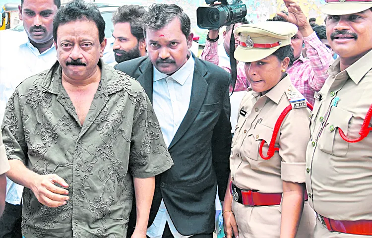Ram Gopal Varma appears before Ongole Rural CI for Investigation