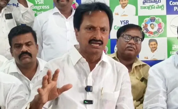 YSRCP Leader Goutham Reddy Slams Chandrababu Naidu