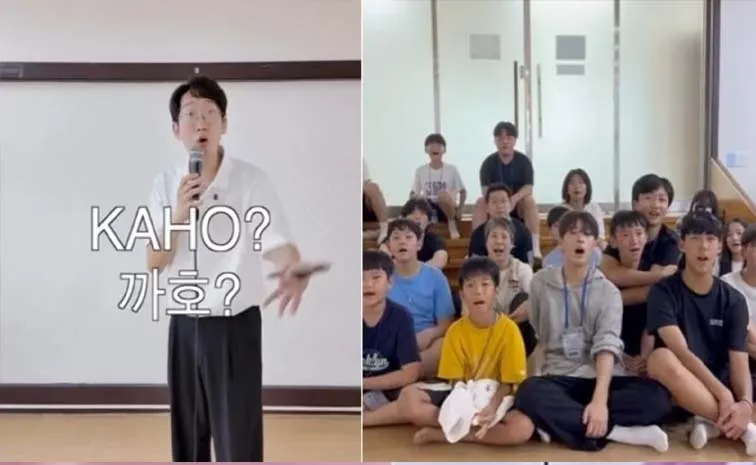 Korean man teaching Bhojpuri to children went viral