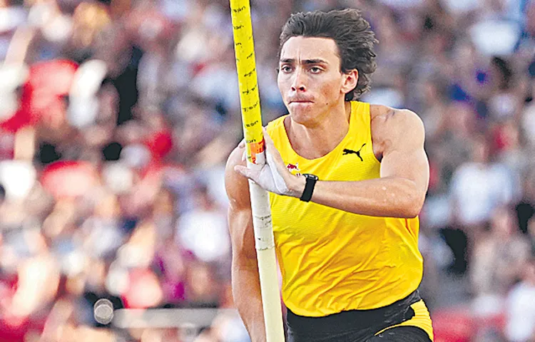 Duplantis wins mens pole vault