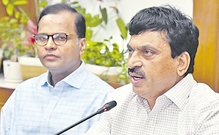 Minister Ponguleti Srinivas Reddy Video Conference With Collectors On Rains
