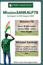  Independence Day Robin Hood Army’s  MissionSankalp12