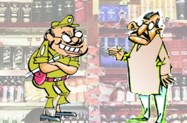 ఎకై ్సజ్‌ సీఐపై రుబాబు?