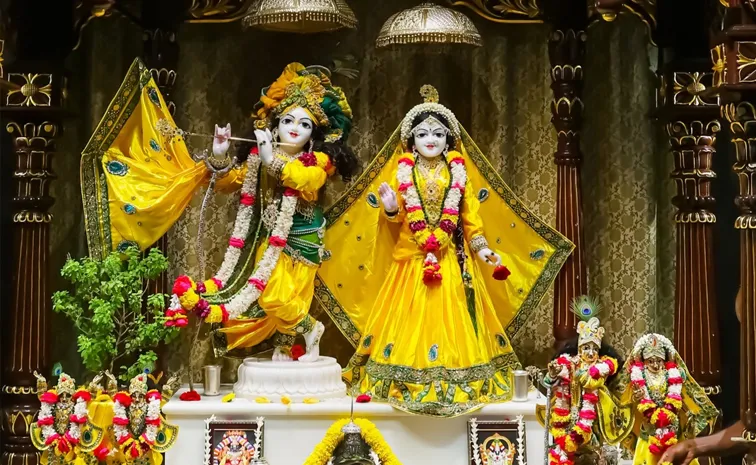 Janmashtami 2025 celebrations at Hare Krishna golden temple in Hyderabad