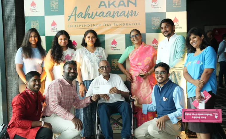 To Aim thalassemia free India Blood Warriors Foundation programme with Akan