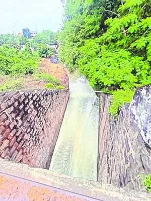 పంపాకు భారీగా వరద నీరు