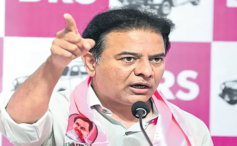 BRS Leader KTR Comments on Polavaram