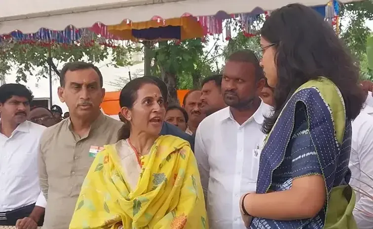 Collector Cherukuri sridhar Serious On MLA Madhavi Reddy