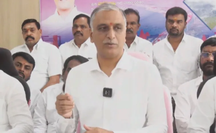 కాళేశ్వరంపై మరో కుట్ర.. మోటర్లే టార్గెట్‌: హరీష్‌ రావు