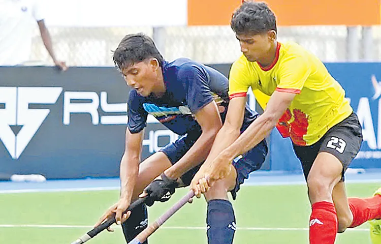 Andhra Pradesh loses in Junior Mens Hockey Championship