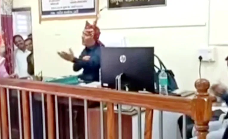 Tehsildar Prashant Thorat suspended for singing in office