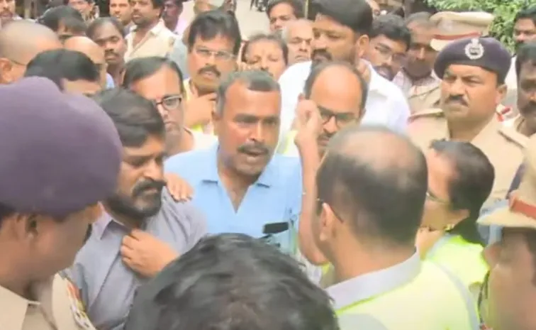 Ramantapur Incident Family Members Protest