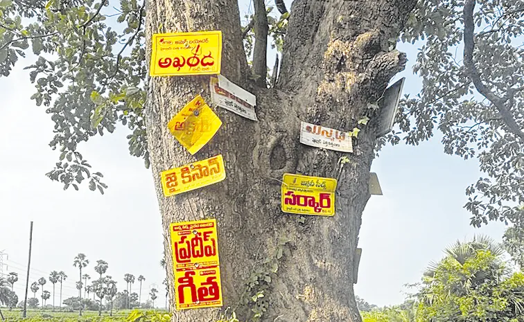 చెట్లకు లేపనం!