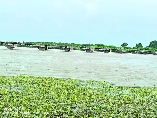 గంటగంటకు పెరిగిన వరద