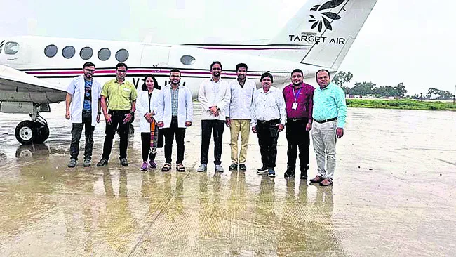 మల్కన్‌గిరిలో ముఖ్యమంత్రి వాయు ఆరోగ్య సేవా శిబిరం 