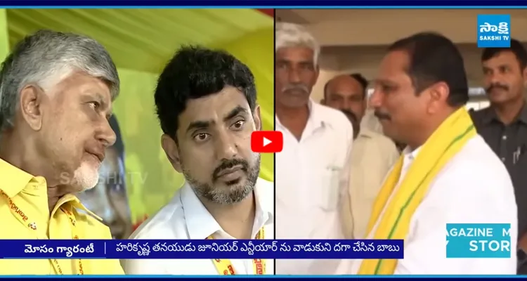 టీడీపీ వ్యవస్థాపకుడు ఎన్టీయార్ కు వెన్నుపోటు పొడిచిన చంద్రబాబు