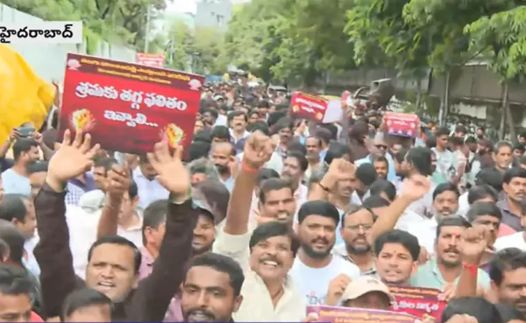 Tollywood Federation Employees Strike In Indiranagar