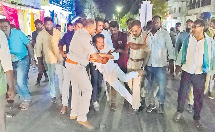 Police Over Action On YSRCP Leader Ashokbabu in Andhra Pradesh