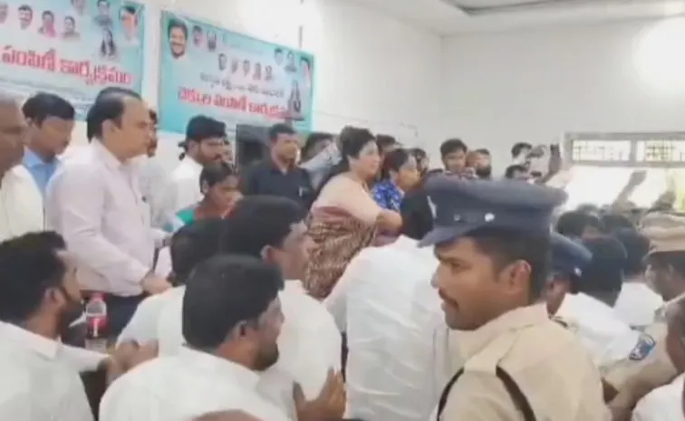 Sangareddy: Dispute Between Brs And Congress Leaders