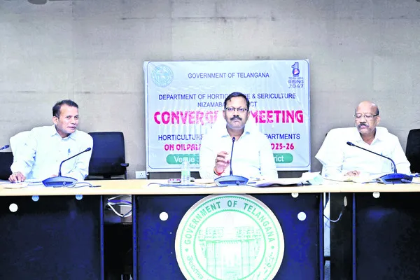 లక్ష్యం మేరకు ఆయిల్పామ్ సాగు చేపట్టాలి