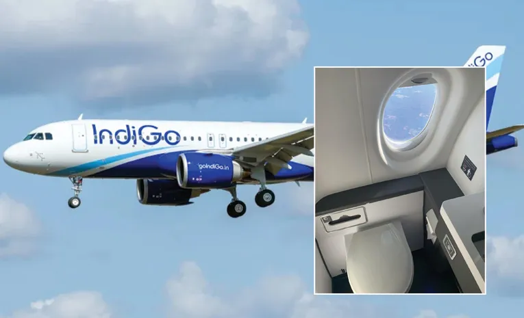 IndiGo passenger accuses co pilot of barging into toilet