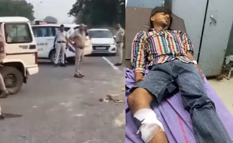Elvish Yadav house firing Man arrested after encounter in Haryana