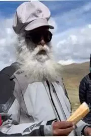Sadhguru Bites Into Pootharekulu Goes Viral On Socialmedia6