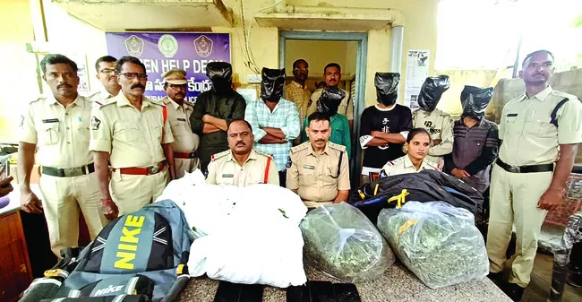 గంజాయి ముఠా అరెస్ట్