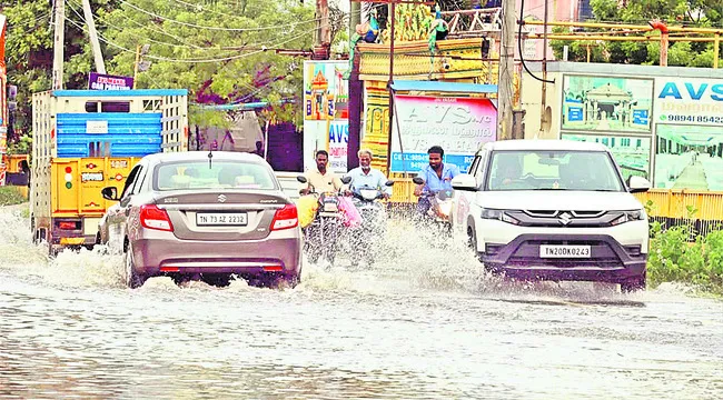 తిరుత్తణిలో 13 సెం.మీ వర్షపాతం