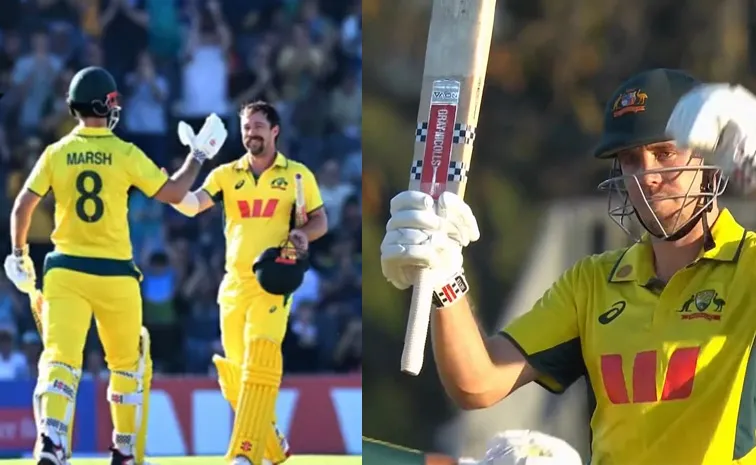 Green, Head, Marsh centuries power Australia to 431-2