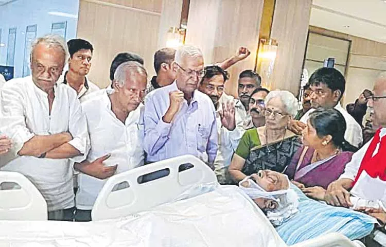 Suravaram Sudhakar Reddy last rites today with official honours