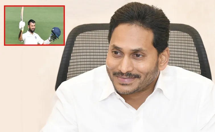 YS Jagan Tweet On Cricketer Cheteshwar Pujara Retirement