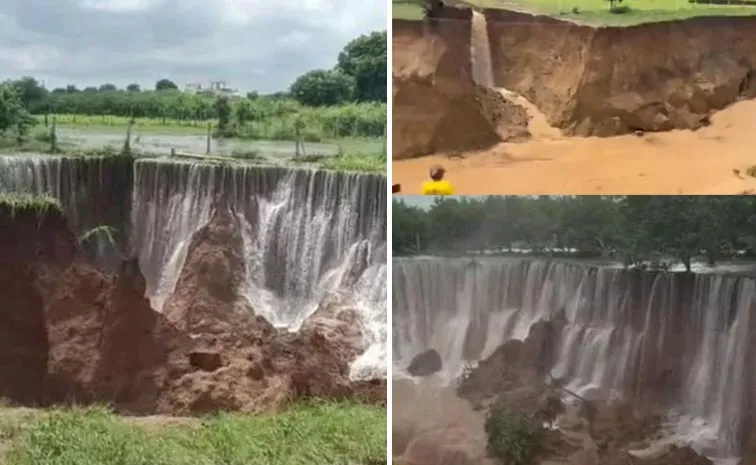 Heavy Rains: 2 Km Crater In Rajasthan Village