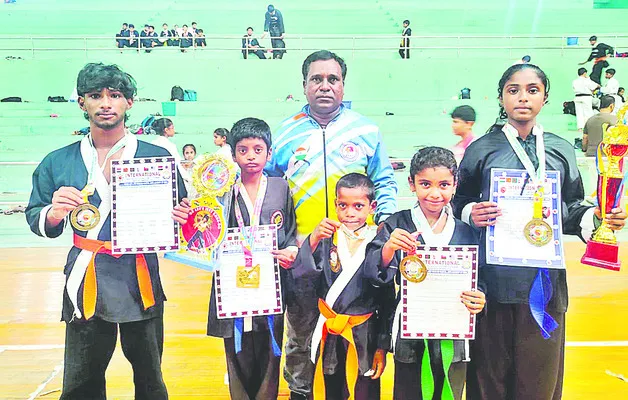 కుంగ్ఫూ పోటీల్లో న్యూమాంక్స్ సత్తా