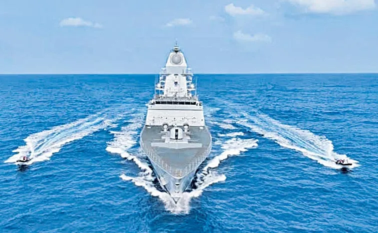Indian Government Has Built A Warship Named Udayagiri