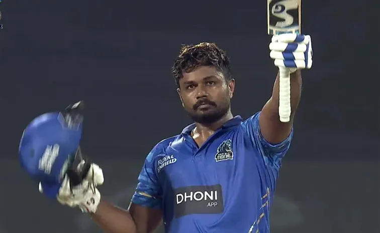 KCL 2025: Sanju Samson Slams 89 Runs Of 46 Balls Against Kochi Blue Tigers