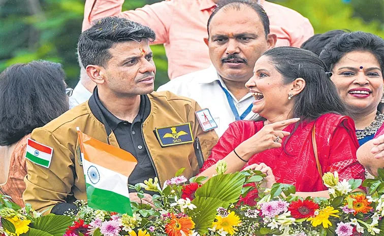Indian astronaut Shubhanshu Shukla receives roaring welcome in Lucknow