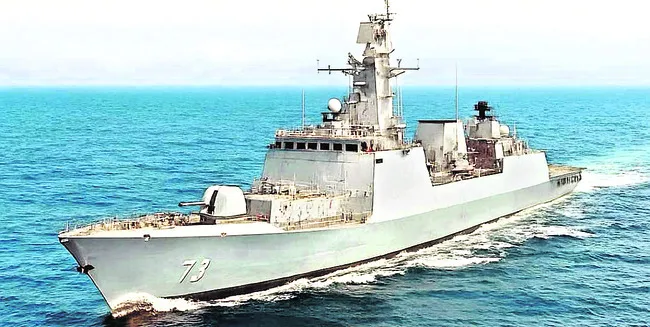 దేశ సేవలో ‘ఉదయగిరి’ యుద్ధనౌక 