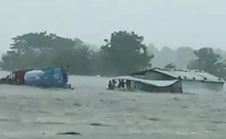 Heavy Rain Fall In Medak District