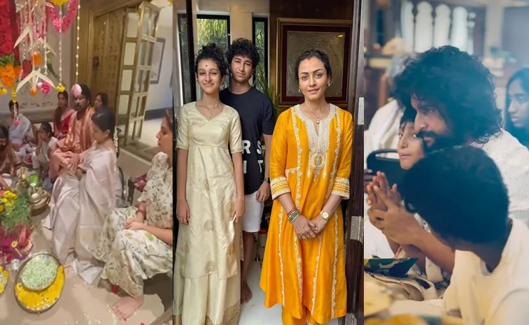 Ganesh Chaturthi 2025: Celebrities Perform Vinayaka Pooja
