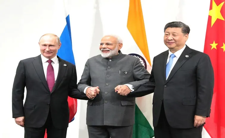 పుతిన్, మోదీలకు జిన్‌పింగ్‌ రెడ్‌ కార్పెట్‌ 