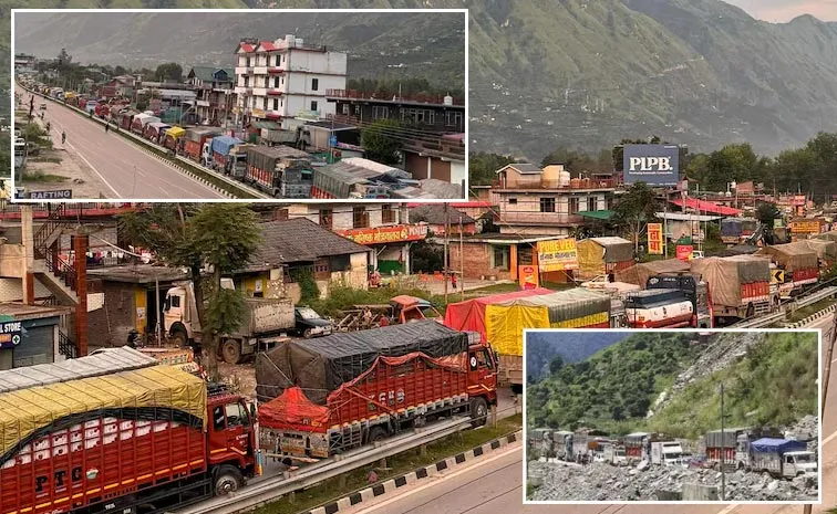 50 Km Traffic Jam On Chandigarh Kullu Highway