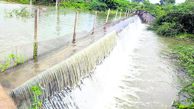 నీట మునిగిన పంట పొలాలు