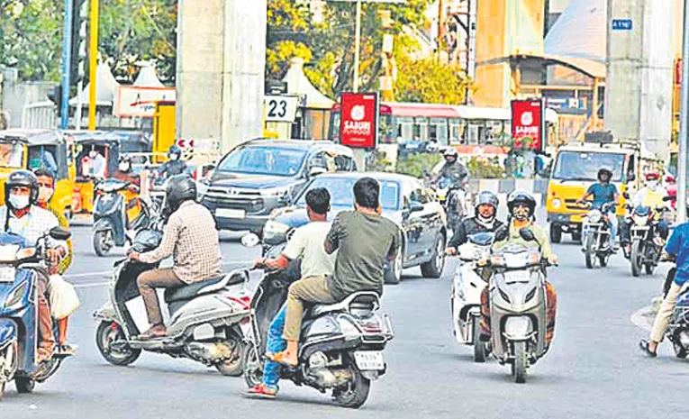 44000 traffic violations per day in hyderabad