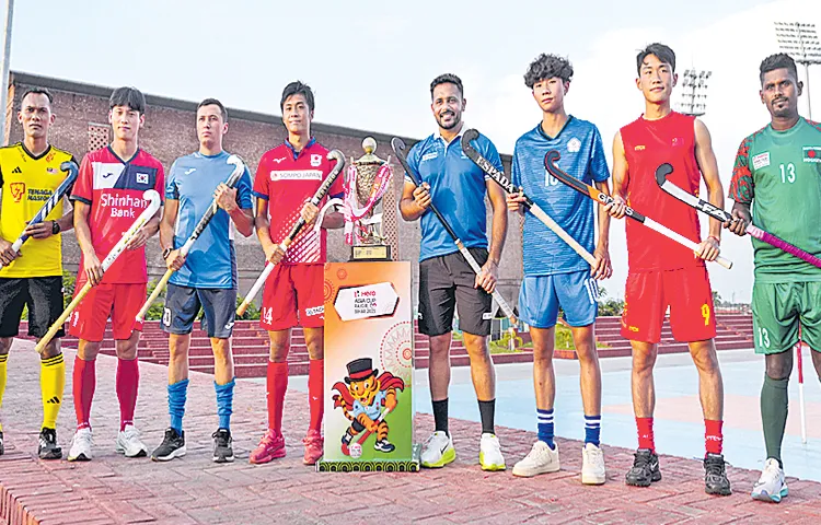 Indian team in the Asia Cup hockey tournament