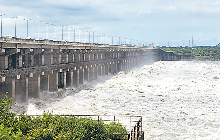 Godavari River has become violent again